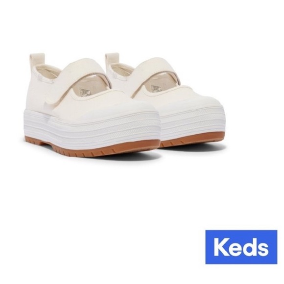 Keds Mary Jane Canvas | Color White | size: 8.5 - Picture 7 of 7